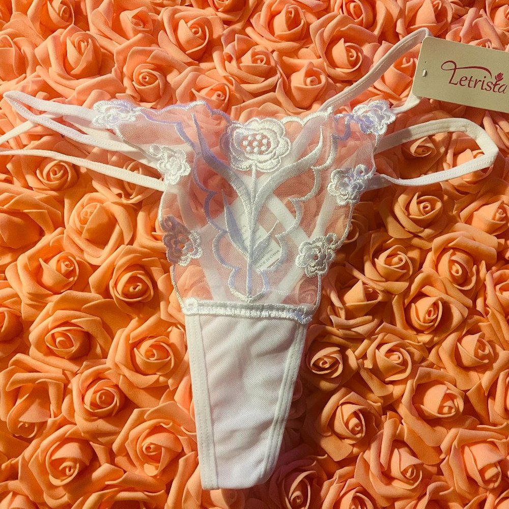 White 2 Strap Panties